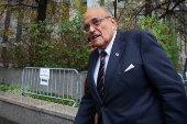 Former Trump lawyer and former New York City Mayor Giuliani arrives at U.S. Federal court, in New York