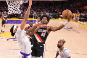 NBA: Portland Trail Blazers at Los Angeles Lakers