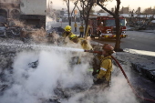 Eaton Wildfire in Los Angeles, California