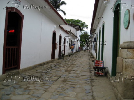 Ruas do centro histrico de Paraty,