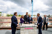Merck's new research centre groundbreaking ceremony in Darmstadt