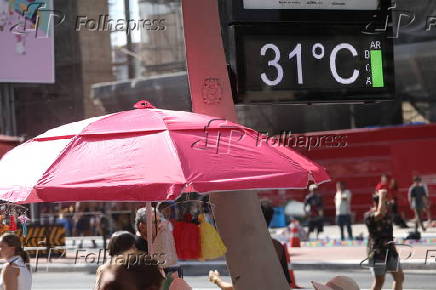 Temperatura alta em So Paulo