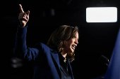 Democratic presidential nominee U.S. Vice President Harris campaigns in Wisconsin