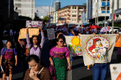 Protest to mark the International Day for the Elimination of Violence Against Women, in Panama City