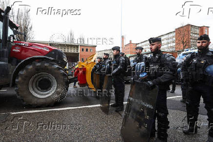 Protest against the EU-Mercosur Trade Agreement in Strasbourg