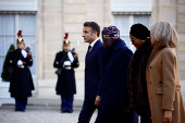 French President Macron meets Nigerian President Bola Tinubu in Paris