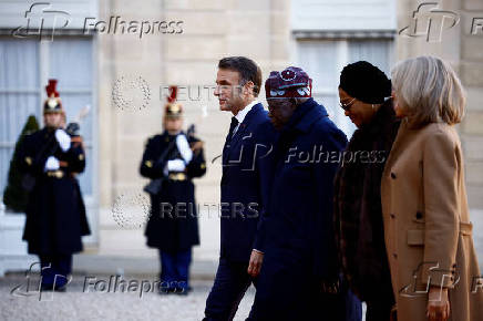 French President Macron meets Nigerian President Bola Tinubu in Paris