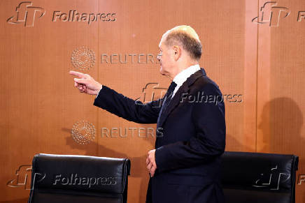 Weekly German cabinet meeting in Berlin