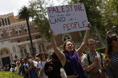 University of Southern California Solidarity Gaza Occupation Demonstration