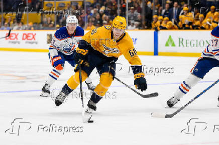 NHL: Edmonton Oilers at Nashville Predators