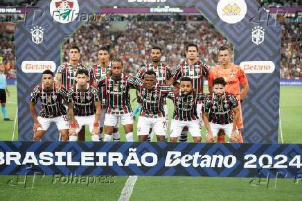 Partida entre Fluminense e Criciuma vlida pelo Campeonato Brasileiro 2024