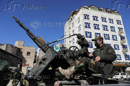 Houthi mobilization trainees parade in Sanaa