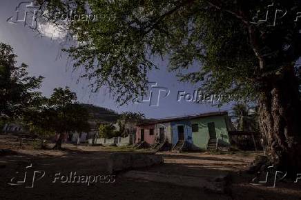 Casas na terra indgena Pitaguary, em Maracana, regio metropolitana de Fortaleza (CE)