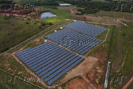 Usina de Energia Solar de Boa Vista, na periferia da cidade