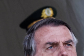 Bolsonaro durante evento alusivo ao Dia do Soldado