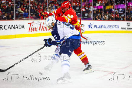 NHL: Preseason-Winnipeg Jets at Calgary Flames