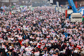 Protesters from conservative groups attend a rally supporting South Korea's impeached President Yoon Suk Yeol in Seoul