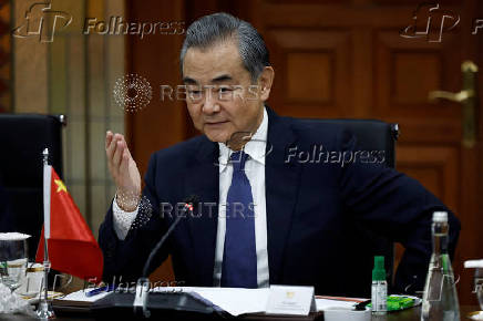 Chinese foreign minister Wang Yi meets his Indonesian counterparts Retno Marsudi in Jakarta
