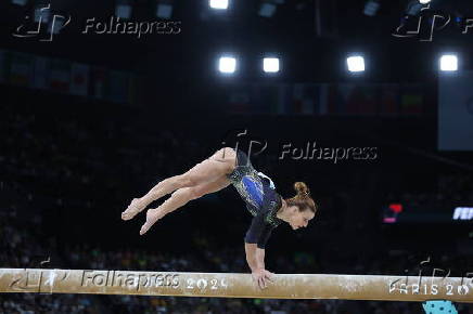 Jade Barbosa no qualificatrio da ginstica artstica em Paris