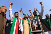 Pakistan's opposition PTI party protests for the release of former PM Khan