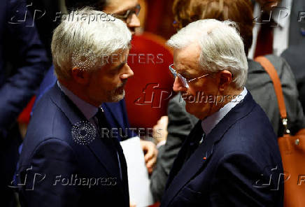 Questions to the government session at the National Assembly in Paris