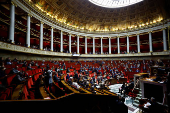 Questions to the government session at the National Assembly in Paris