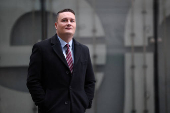 Britain?s Health Secretary Wes Streeting arrives at BBC Broadcasting House, ahead of his appearance on 'Sunday with Laura Kuenssberg'