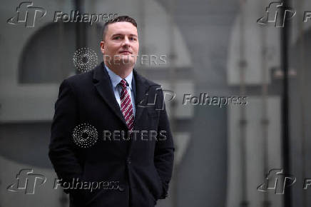 Britain?s Health Secretary Wes Streeting arrives at BBC Broadcasting House, ahead of his appearance on 'Sunday with Laura Kuenssberg'