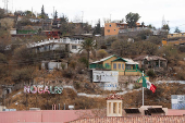 Border crossing between Nogales, Arizona, U.S. and Nogales, Sonora, Mexico