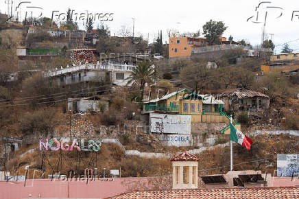 Border crossing between Nogales, Arizona, U.S. and Nogales, Sonora, Mexico