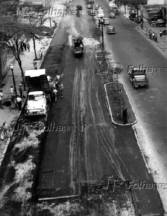 1958Obras de pavimentaco da Avenida 9