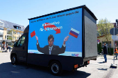 Right-wing Alternative for Germany (AfD) party launches its campaign for highly contested elections in the three east German regions, in Donaueschingen