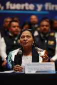 Guatemala?s Attorney General Consuelo Porras delivers a message, in Guatemala City