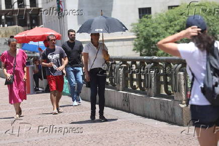 Calor no centro de So Paulo