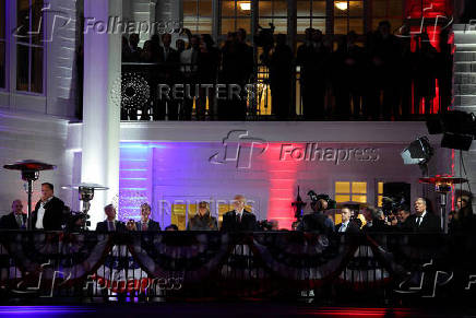 Fireworks display ahead of the inauguration of U.S. President-elect Donald Trump, in Sterling