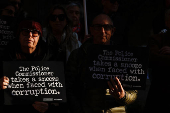 Protest against a government-proposed law, in Valletta