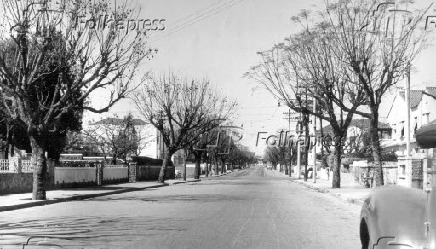 So Paulo Anos 50: vista da rua