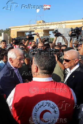 EU High Representative for Foreign Affairs and Security Policy Josep Borrell visits Rafah  border crossing