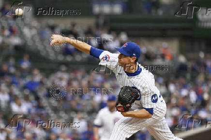 MLB: Cincinnati Reds at Chicago Cubs