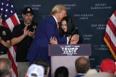 Republican Presidential Candidate Donald J. Trump Speaks to the Press in Austin, Texas