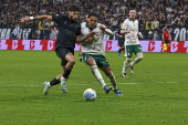 Match between corinthians and palmeiras for the 2024 brazilian football championship