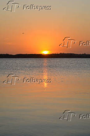 Nascer do sol em Araruama no RJ