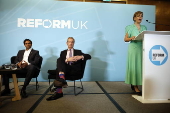 Britain's Reform UK party holds press conference in London