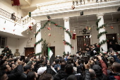 Protests erupt in Syria over Christmas tree burning