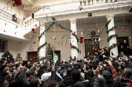 Protests erupt in Syria over Christmas tree burning