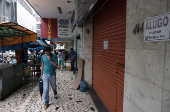 Lojas fecham as portas em Ciudad del Este no Paraguai