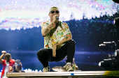Show do cantor Macklemore, durante o primeiro dia do festival Lollapalooza 2019