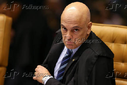 O ministro do Supremo Alexandre de Moraes, em sesso plenria