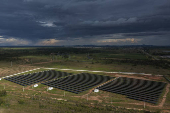 Usina de Energia Solar de Boa Vista, na periferia da cidade