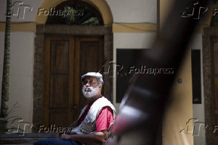 Retrato do historiador e escritor Flvio Gomes